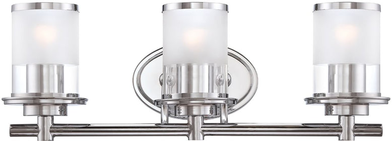 23"W Essence 3-Light Bath Vanity Chrome