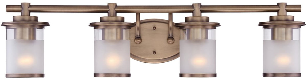 32"W Essense 4-Light Bath Vanity Old Satin Brass
