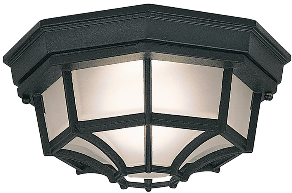 Designers Fountain 1-Light Flush Mount Black 2067-BK