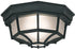 Designers Fountain 1-Light Flush Mount Black 2067-BK