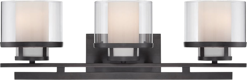 24"W Fusion 3-Light Bath Biscayne Bronze