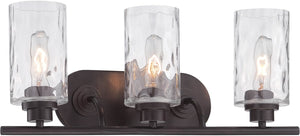 22"W Gramercy Park 3-Light Bath Old English Bronze