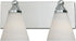 Designers Fountain 13 inchw Hudson 2-Light Bath Chrome 6492CH