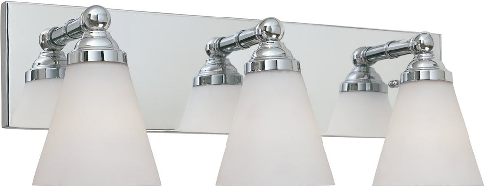 Designers Fountain 21 inchw Hudson 3-Light Bath Chrome 6493CH