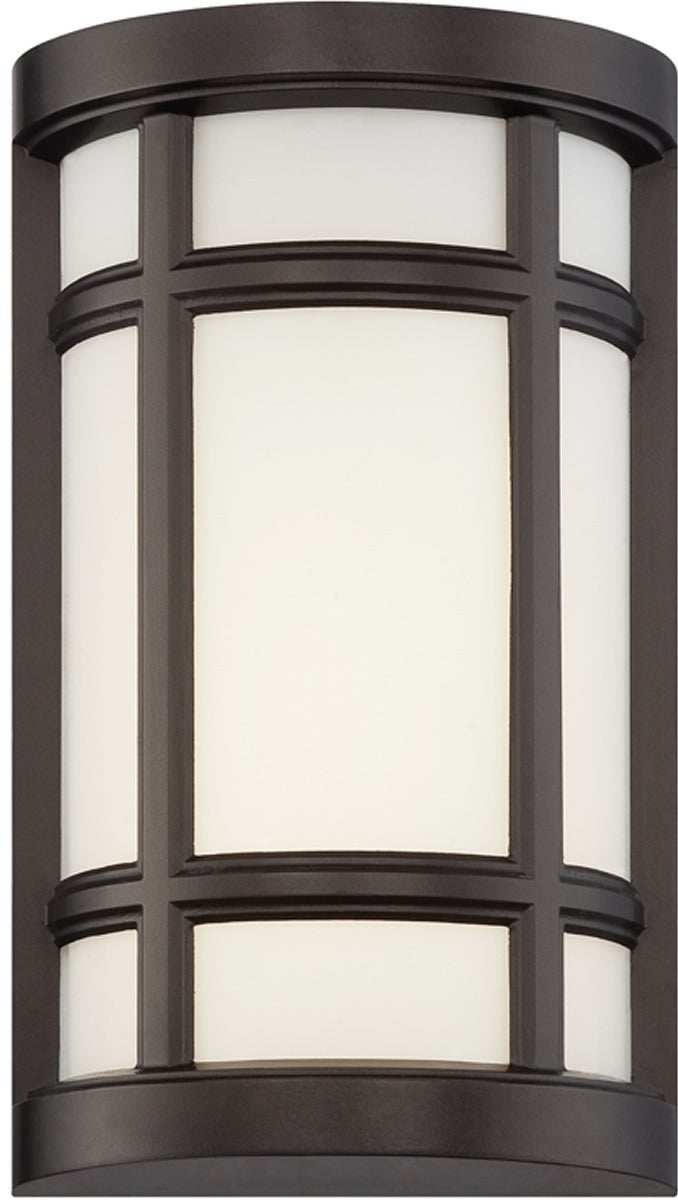 Designers Fountain Logan Square -Light Wall Sconce Burnished Bronze LED33821-BNB