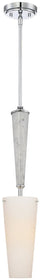 6"W Lusso 1-Light Mini Pendant Chrome