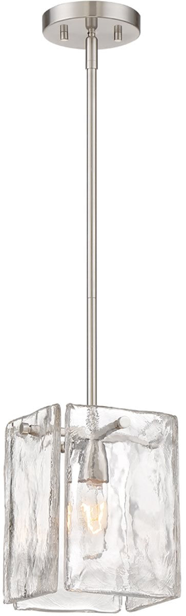 Designers Fountain Madison Square 1-Light Mini Pendant Satin Platinum 89030-SP