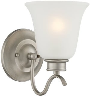 6"W Montego 1-Light Wall Sconce Matte Pewter