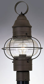 19"H Nantucket Outdoor Onion Post Lantern Rustique