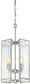 Designers Fountain Pivot 4-Light Chandelier Satin Platinum 88854-SP