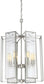 Designers Fountain Pivot 6-Light Chandelier Satin Platinum 88856-SP