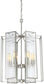 Designers Fountain Pivot 6-Light Chandelier Satin Platinum 88856-SP