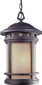 11"W Sedona 3-Light Outdoor Hanging Lantern Oil Rubbed Bronze