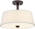 Designers Fountain Studio 2-Light Semi Flush Mount Satin Bronze 88511-SB