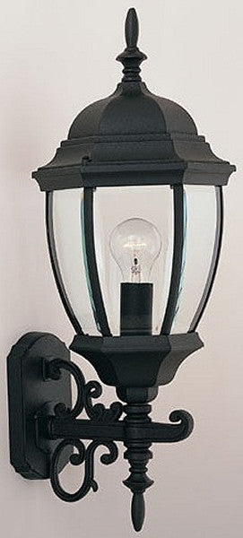 Designers Fountain Tiverton Outdoor Wall Lantern Black 2432BK