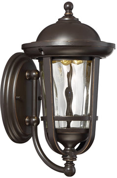17"H Westbrooke LED Light Outdoor Wall Lantern Aged Bronze Patina