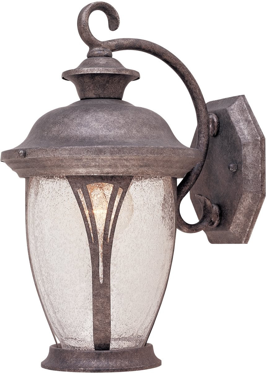 Designers Fountain 7 inchw Westchester 1-Light Wall Lantern Rustic Silver 30511RS