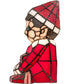10"H Red High Elf Santa's Helper Christmas Accent Lamp