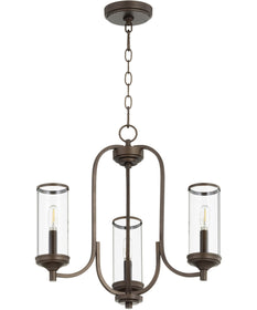 19"W Collins 3-light Chandelier Oiled Bronze