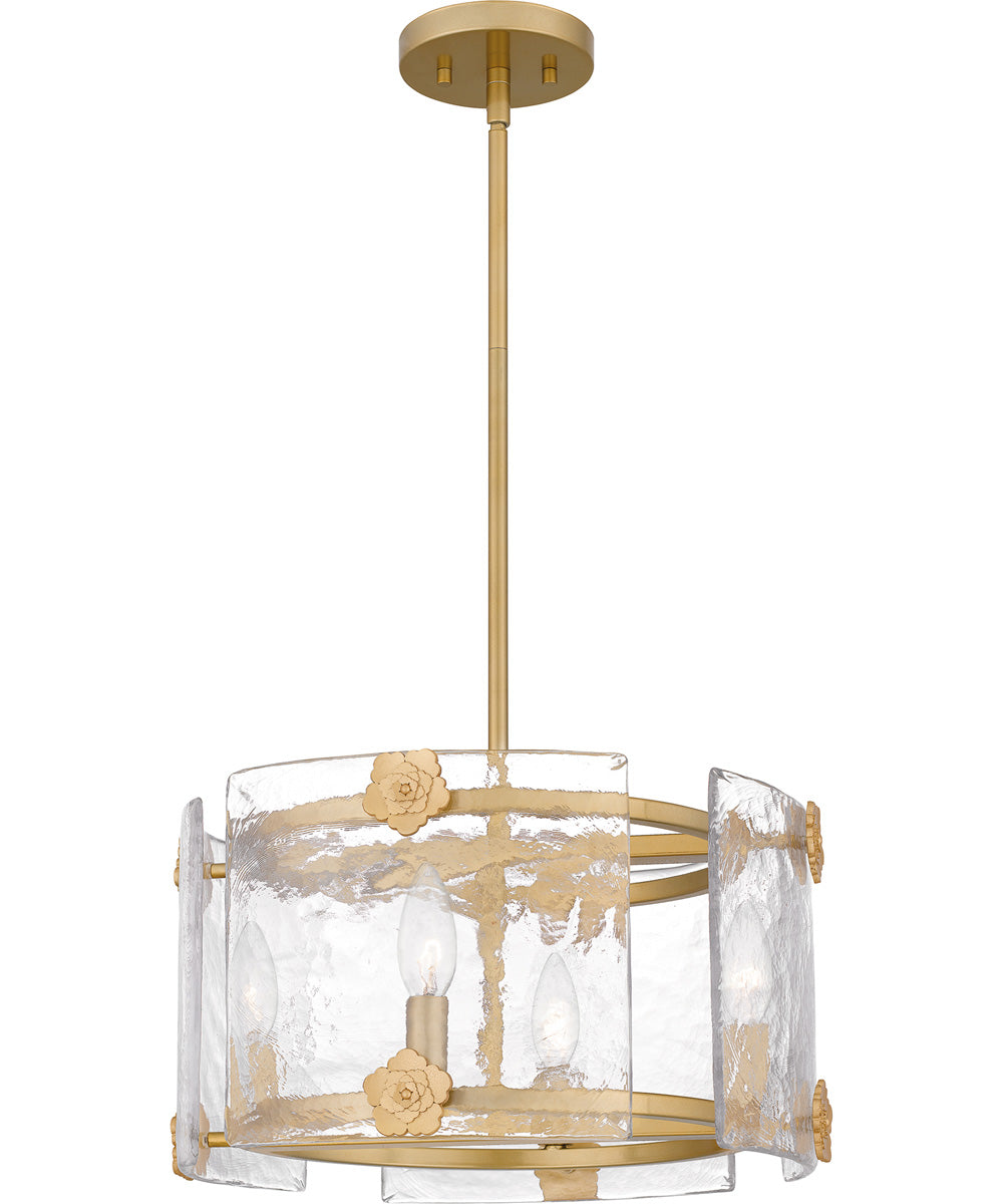 Jolie Large 4-light Pendant Light Gold