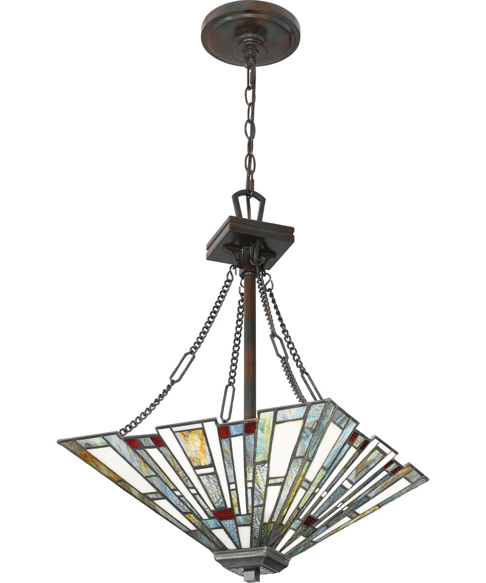 Maybeck 3-light Pendant Valiant Bronze