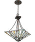 Maybeck 3-light Pendant Valiant Bronze