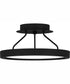 Outskirts Small Semi Flush Mount Earth Black