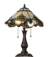 21"H Shell with Jewels Table Lamp