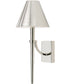 Holden 1-Light Sconce Polished Nickel