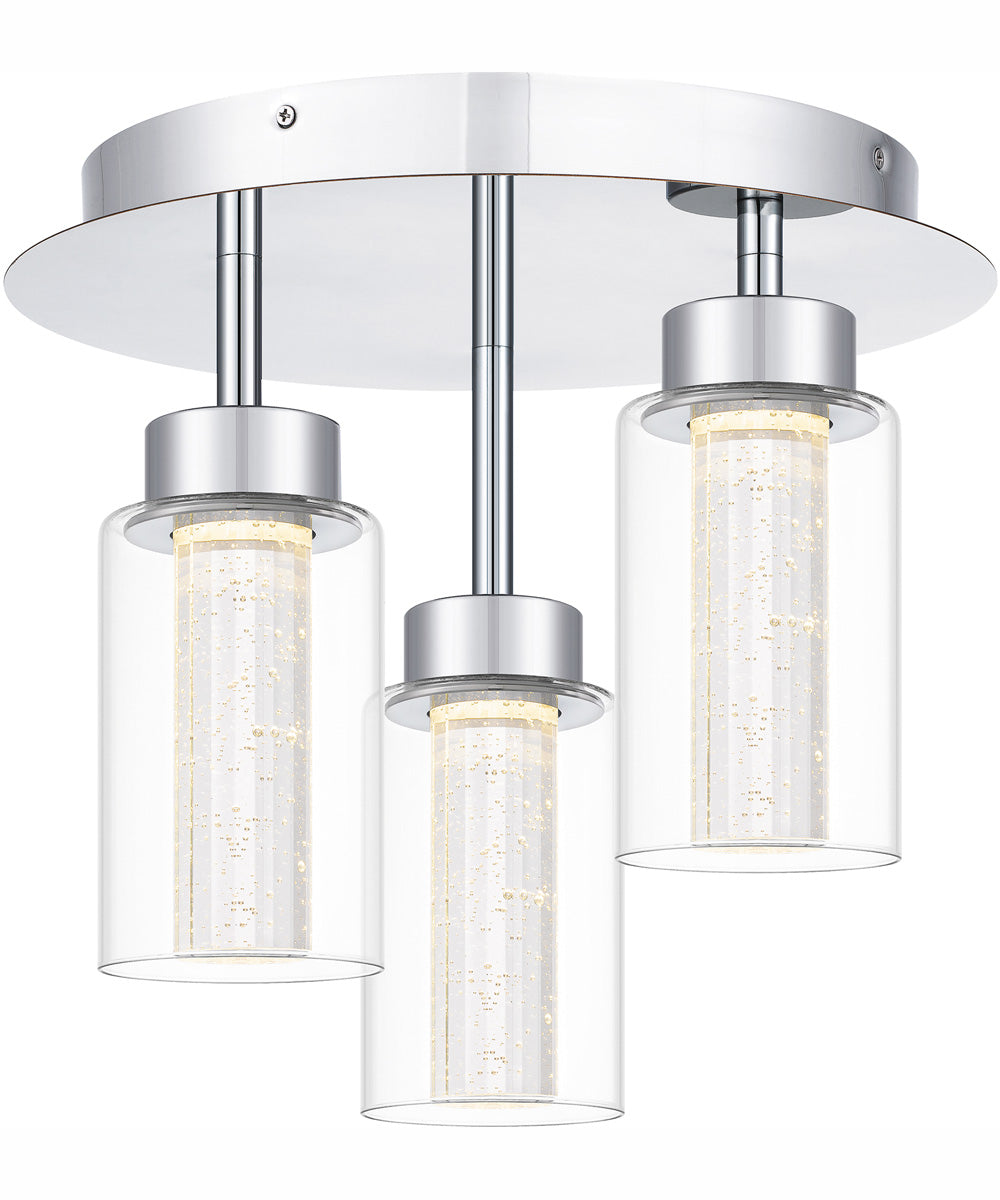 Jade Medium Flush Mount Polished Chrome