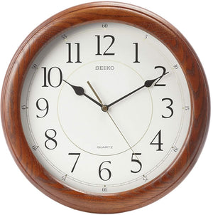 Medium Brown Wood Wall Clock