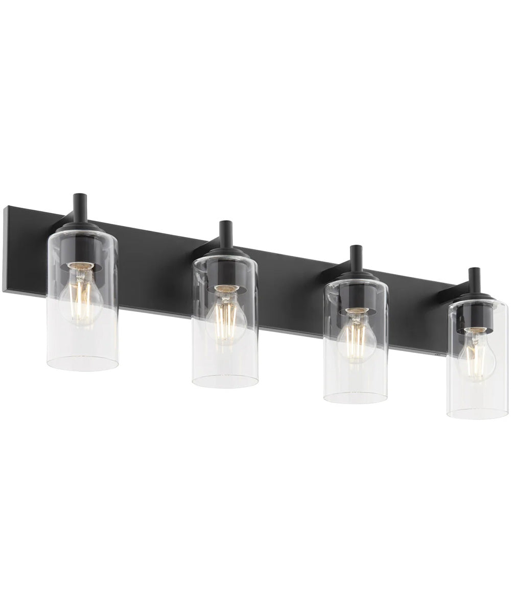 Fallstaff 4-light Bath Vanity Light Matte Black