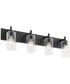 Fallstaff 4-light Bath Vanity Light Matte Black