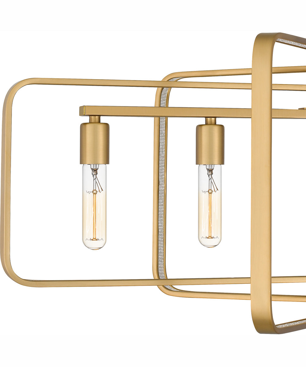 Dupree Small 5-light Island Light Brushed Weathered Brass