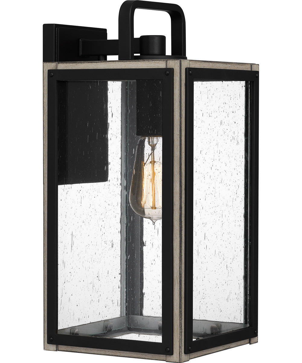 Bramshaw Large 1-light Outdoor Wall Light  Coastal Armour Aluminum Matte Black