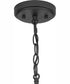 Burgess 1-Light Modern Farmhouse Pendant Matte Black