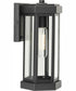 Ramsey Modern Farmhouse Outdoor Small Wall Lantern Textured Black