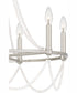 Brigitta 6-light Chandelier Brushed Nickel