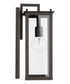 Hunt 1-Light Outdoor Wall Mount Rain or Shine - Oiled Bronze with Clear Glass