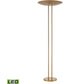 Marston 72'' High 2-Light Floor Lamp - Aged Brass - Includes LED Bulb