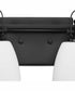 Preston 2-Light Coastal Bath Vanity Light Matte Black