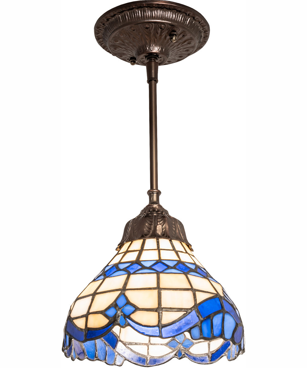 7" Wide Baroque Mini Pendant