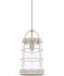 Beaufort 1-Light Pendant In Mystic Sand With Clear Glass