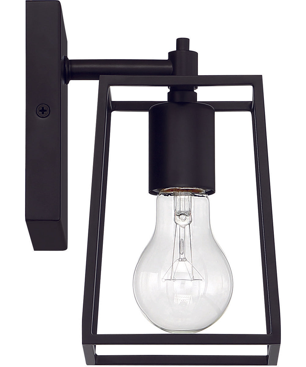 Dunn 1-Light Wall Sconce Flat Black