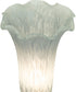 8" High Gray Tiffany Pond Lily Accent Lamp
