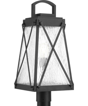 Creighton 1-Light Post Lantern Textured Black