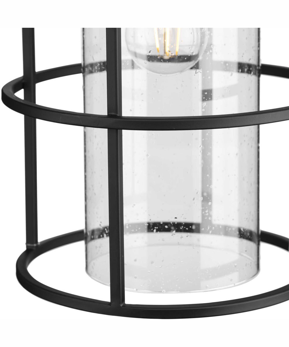 Burgess 1-Light Modern Farmhouse Pendant Matte Black