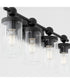 Tamara Day's Lee Boulevard 4-light Bath Vanity Light Matte Black