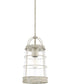 Beaufort 1-Light Pendant In Mystic Sand With Clear Glass
