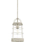 Beaufort 1-Light Pendant In Mystic Sand With Clear Glass